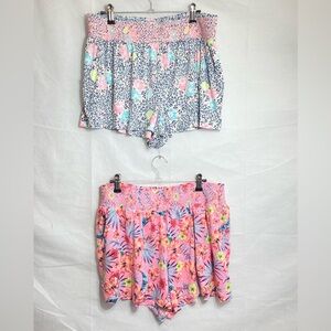 Secret Treasures Pink and blue XL intimate short with pocket excellent condition